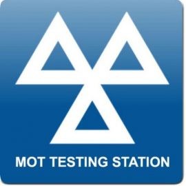 MOT Testing Station sign